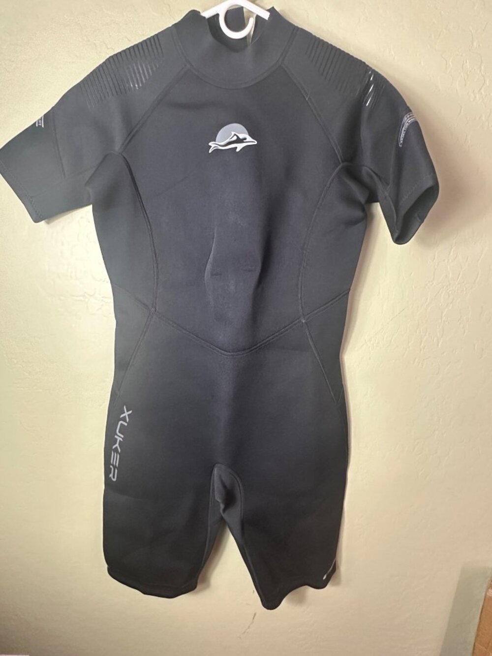 XUKER Mens Shorty Wetsuit Black 2XL